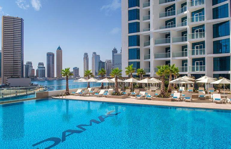 Damac Maison Prive Deluxe Studio With Burj-Khalifa View Dubai Bagian luar foto